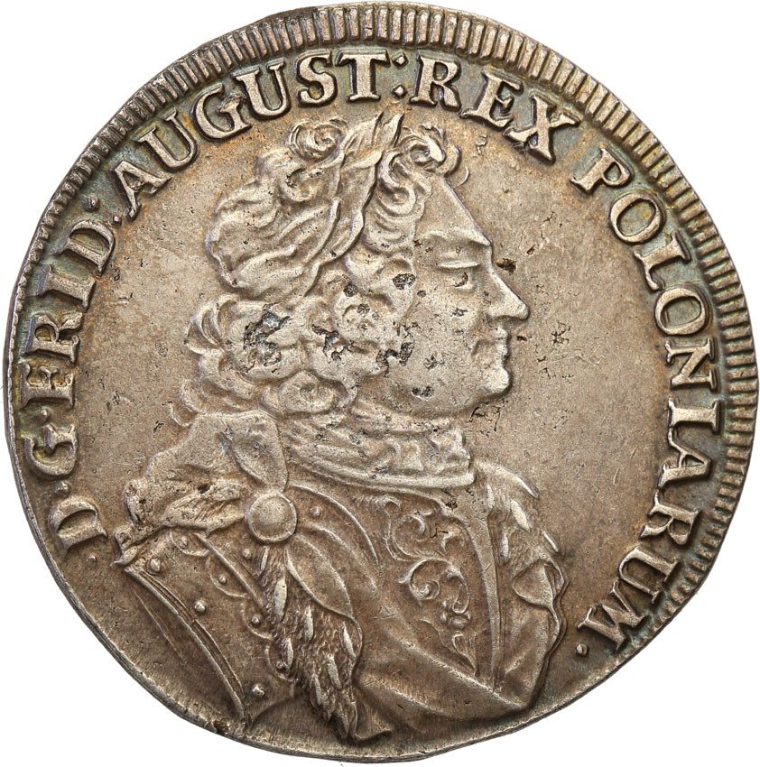 August II Mocny. 2/3 talara (Coselgulden) 1707, Drezno